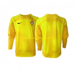 Camisola Portugal Guarda-redes Homem Equipamento Primeiro Copa do Mundo 2022 Manga Comprida